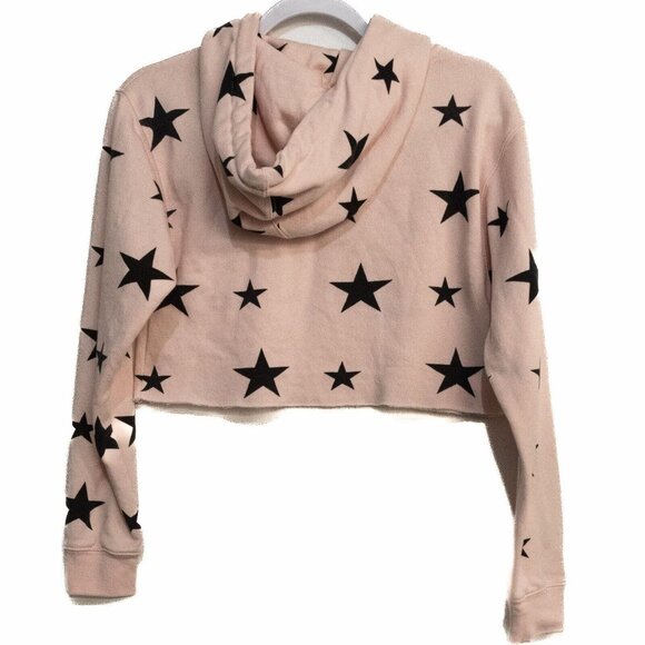 Southern Spirit Girls Pink Black Stars Hoodie Pullover Long Sleeve Size XS - Picture 5 of 7